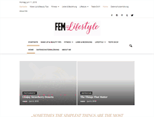 Tablet Screenshot of fem-lifestyle.com